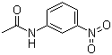 structure of CAS# 122-28-1, 3'-Nitroacetanilide;3-Nitro-N-acetylaniline; N-(3-Nitrophenyl)acetamide; N-Acetyl-m-nitroaniline; m-Nitroacetanilide