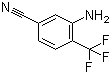 3-Amino-4-(trifluoromethyl)benzonitrile molecular structure (CAS 1220630-83-0)
