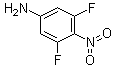 结构式 CAS# 122129-79-7, 3,5-二氟-4-硝基苯胺