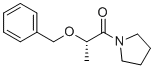 (S)-2-(Benzyloxy)-1-(pyrrolidin-1-yl)propan-1-one molecular structure (CAS 122151-32-0)