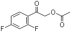 2-Acetyloxy-1-(2,4-difluorophenyl)ethanone molecular structure (CAS 122263-03-0)
