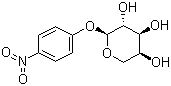 structure of CAS# 1223-07-0, 4-Nitrophenyl alpha-L-arabinopyranoside