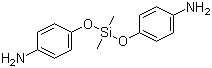 Bis(4-aminophenoxy)dimethylsilane molecular structure (CAS 1223-16-1)