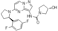 Larotrectinib molecular structure (CAS 1223403-58-4)