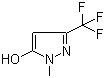 1-Methyl-3-(trifluoromethyl)-1H-pyrazol-5-ol molecular structure (CAS 122431-37-2)
