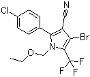 Chlorfenapyr molecular structure (CAS 122453-73-0)