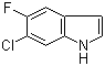 6-Chloro-5-fluoroindole molecular structure (CAS 122509-72-2)