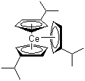 Tris(isopropylcyclopentadienyl)cerium molecular structure (CAS 122528-16-9)