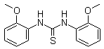 structure of CAS# 1226-64-8, N,N'-Bis(2-methoxyphenyl)thiourea;1,3-Bis(2-methoxyphenyl)thiourea; NSC 119320; sym-Di-o-anisylthiourea