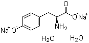 L-Tyrosine disodium salt dihydrate molecular structure (CAS 122666-87-9)