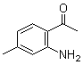 structure of CAS# 122710-21-8, 2'-Amino-4'-methylacetophenone;1-(2-Amino-4-methylphenyl)ethanone