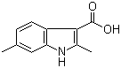 2,6-Dimethyl-1H-indole-3-carboxylic acid molecular structure (CAS 1227267-27-7)