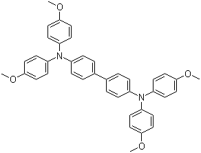 结构式 CAS# 122738-21-0, N4,N4,N4',N4'-四(4-甲氧基苯基)-[1,1'-联苯]-4,4'-二胺