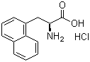 结构式 CAS# 122745-10-2, 3-(1-萘基)-L-丙氨酸盐酸盐