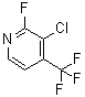 3-Chloro-2-fluoro-4-(trifluoromethyl)pyridine molecular structure (CAS 1227496-80-1)