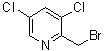 结构式 CAS# 1227502-19-3, 2-(溴甲基)-3,5-二氯吡啶