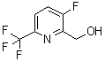3-Fluoro-6-(trifluoromethyl)-2-pyridinemethanol molecular structure (CAS 1227601-29-7)