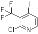 2-Chloro-4-iodo-3-(trifluoromethyl)pyridine molecular structure (CAS 1227603-55-5)