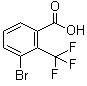 structure of CAS# 1227605-02-8, 3-Bromo-2-(trifluoromethyl)benzoic acid