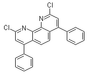结构式 CAS# 1229012-68-3, 2,9-二氯-4,7-二苯基-1,10-菲啰啉