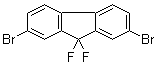 2,7-Dibromo-9,9-difluorofluorene molecular structure (CAS 1229603-71-7)