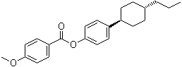 4-Methoxybenzoic acid 4-(trans-4-propylcyclohexyl)phenyl ester molecular structure (CAS 1229648-09-2)