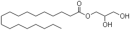 structure of CAS# 123-94-4, Monostearin;alpha-Monostearin; Glycerol 1-monostearate; Octadecanoic acid 2,3-dihydroxypropyl ester; Glycerin 1-monostearate