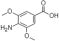 4-Amino-3,5-dimethoxybenzoic acid molecular structure (CAS 123039-72-5)