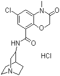 Azasetron hydrochloride molecular structure (CAS 123040-16-4)