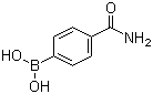 structure of CAS# 123088-59-5, 4-Carbamoylphenylboronic acid;4-Aminocarbonylphenylboronic acid