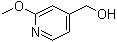 2-Methoxy-4-pyridinemethanol molecular structure (CAS 123148-66-3)