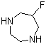 结构式 CAS# 123187-94-0, 6-氟-1,4-二氮杂环庚烷