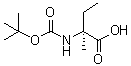N-tert-Butoxycarbonyl-D-isovaline molecular structure (CAS 123254-58-0)