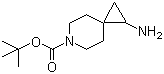 结构式 CAS# 1233323-55-1, 1-氨基-6-氮杂螺[2.5]辛烷-6-羧酸叔丁酯