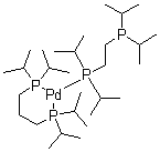 结构式 CAS# 123333-45-9, 双[1,3-双(二异丙基膦)丙烷]钯