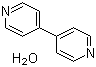 4,4'-Dipyridyl hydrate molecular structure (CAS 123333-55-1)