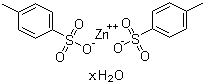 结构式 CAS# 123334-05-4, 对甲苯磺酸锌水合物