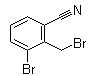 3-Bromo-2-(bromomethyl)benzonitrile molecular structure (CAS 1233479-42-9)