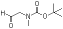 structure of CAS# 123387-72-4, N-Boc-(methylamino)acetaldehyde;tert-Butyl N-methyl-N-(2-oxoethyl)carbamate