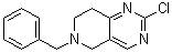 2-Chloro-5,6,7,8-tetrahydro-6-(phenylmethyl)pyrido[4,3-d]pyrimidine molecular structure (CAS 1233932-38-1)