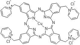 阿尔新蓝吡啶变体分子结构 (CAS 123439-83-8)