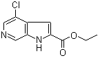 4-Chloro-1H-pyrrolo[2,3-c]pyridine-2-carboxylic acid ethyl ester molecular structure (CAS 1234616-15-9)