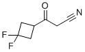 structure of CAS# 1234616-26-2, 3-(3,3-Difluorocyclobutyl)-3-oxopropanenitrile