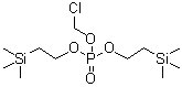 Phosphoric acid chloromethyl bis[2-(trimethylsilyl)ethyl] ester molecular structure (CAS 1234692-55-7)