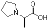 (R)-2-(Pyrrolidin-1-yl)propanoic acid molecular structure (CAS 1234836-32-8)