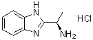 structure of CAS# 1234996-74-7, (alphaR)-alpha-Methyl-1H-benzimidazole-2-methanamine hydrochloride