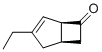 (1R,5S)-3-ethylbicyclo[3.2.0]hept-3-en-6-one molecular structure (CAS 1235479-61-4)