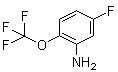 结构式 CAS# 123572-63-4, 5-氟-2-(三氟甲氧基)苯胺