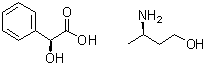 (alphaS)-alpha-Hydroxybenzeneacetic acid compd. with (3R)-3-amino-1-butanol (1:1) molecular structure (CAS 1236049-43-6)