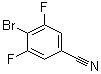 4-Bromo-3,5-difluorobenzonitrile molecular structure (CAS 123688-59-5)